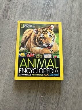 3/$15 National Geographic Animal Encyclopedia - Yellow Cover